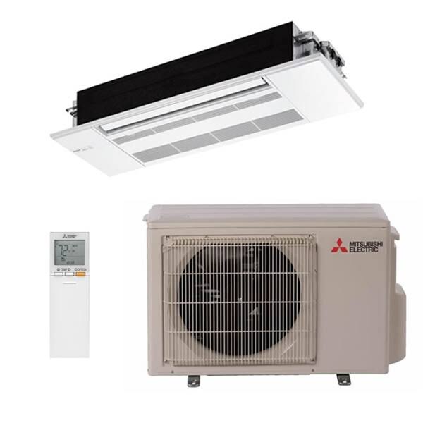 12k Btu Cooling + Heating - M-Series One-Way Ceiling Cassette Air Conditioning System - 19.8 Seer