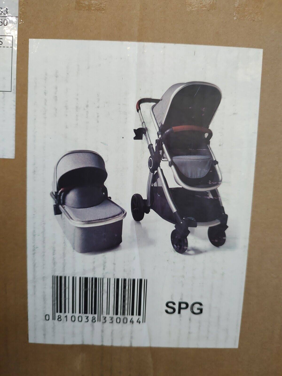 Ultimate2 Baby Stroller With Removable Bassinet Grey