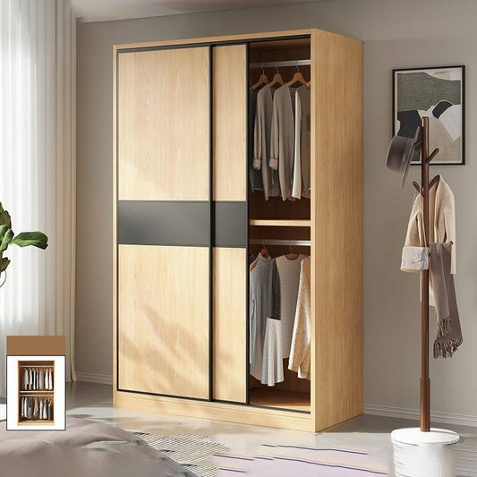 Pine Solid Wood Wardrobe Freestanding Wardrobe With Soft Close Doors - Armoire 39l X 20w X 79h