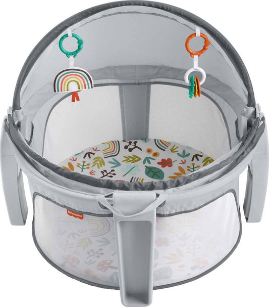 Portable Baby Bassinet & Play Area With Toys On-The-Go Baby Dome