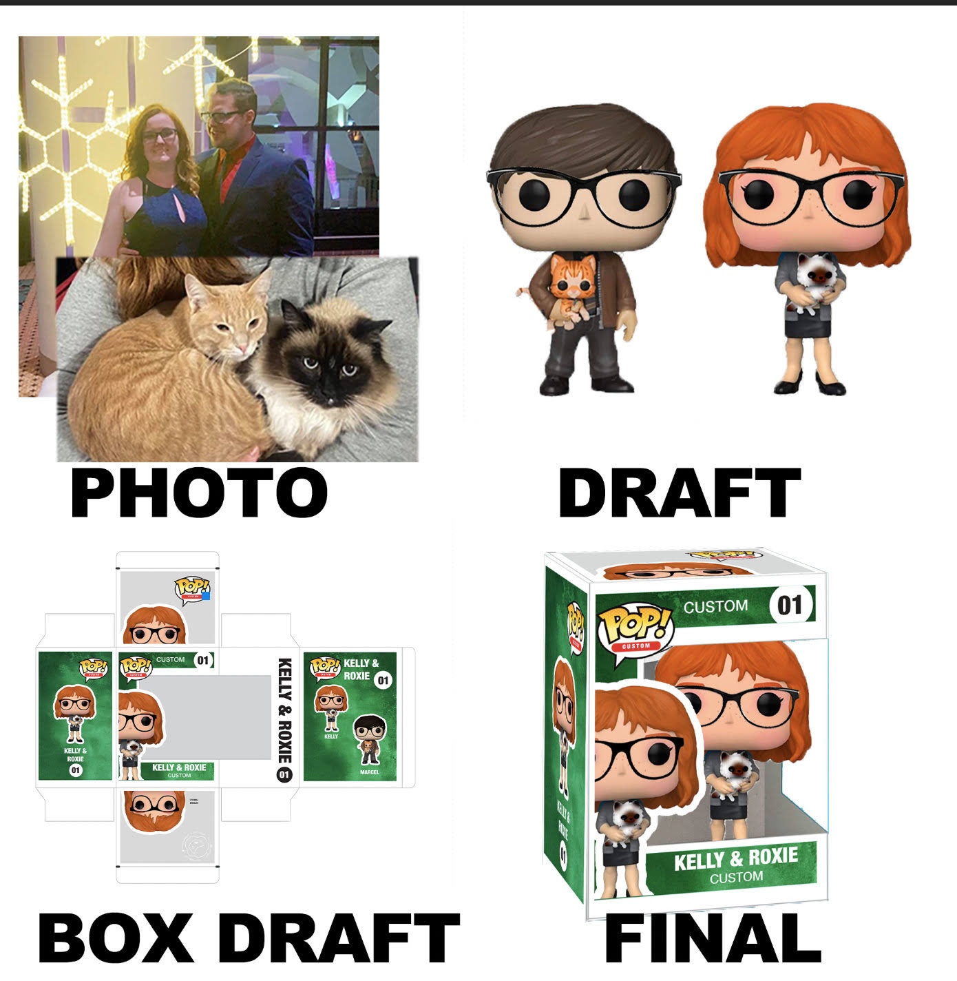 To Order: Custom Funko Pop+Box