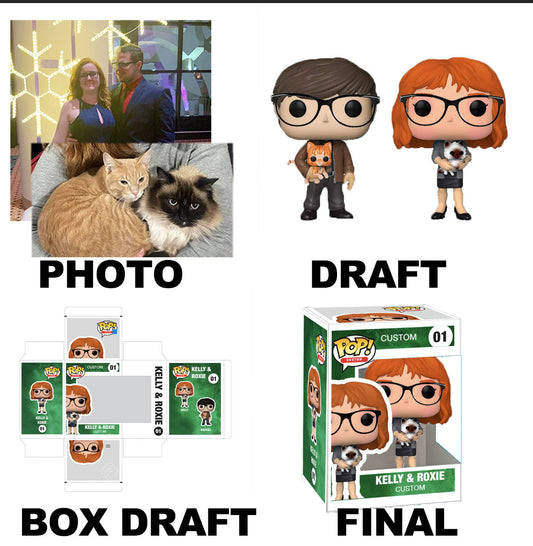 To Order: Custom Funko Pop+Box