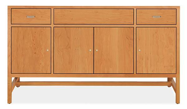 Modern Berkeley Bath Vanity Cabinet For Singlesink W/Out Top Single-Sink 21d 33.25h In Cherry Wood