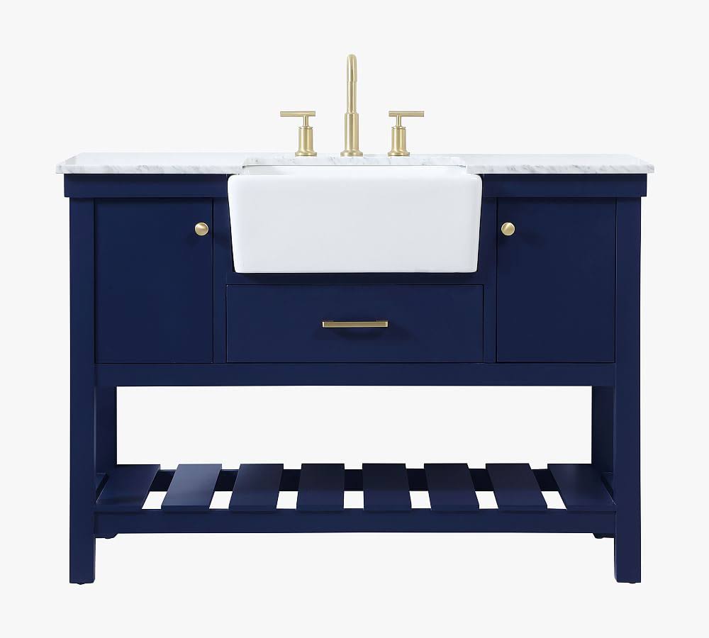 Marble Top Single Sink Vanity