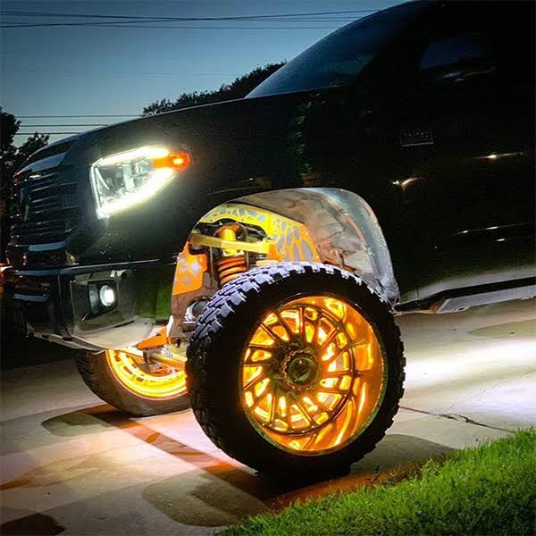 Offroad | (Rgb+W) Led Wheel | Rings Set