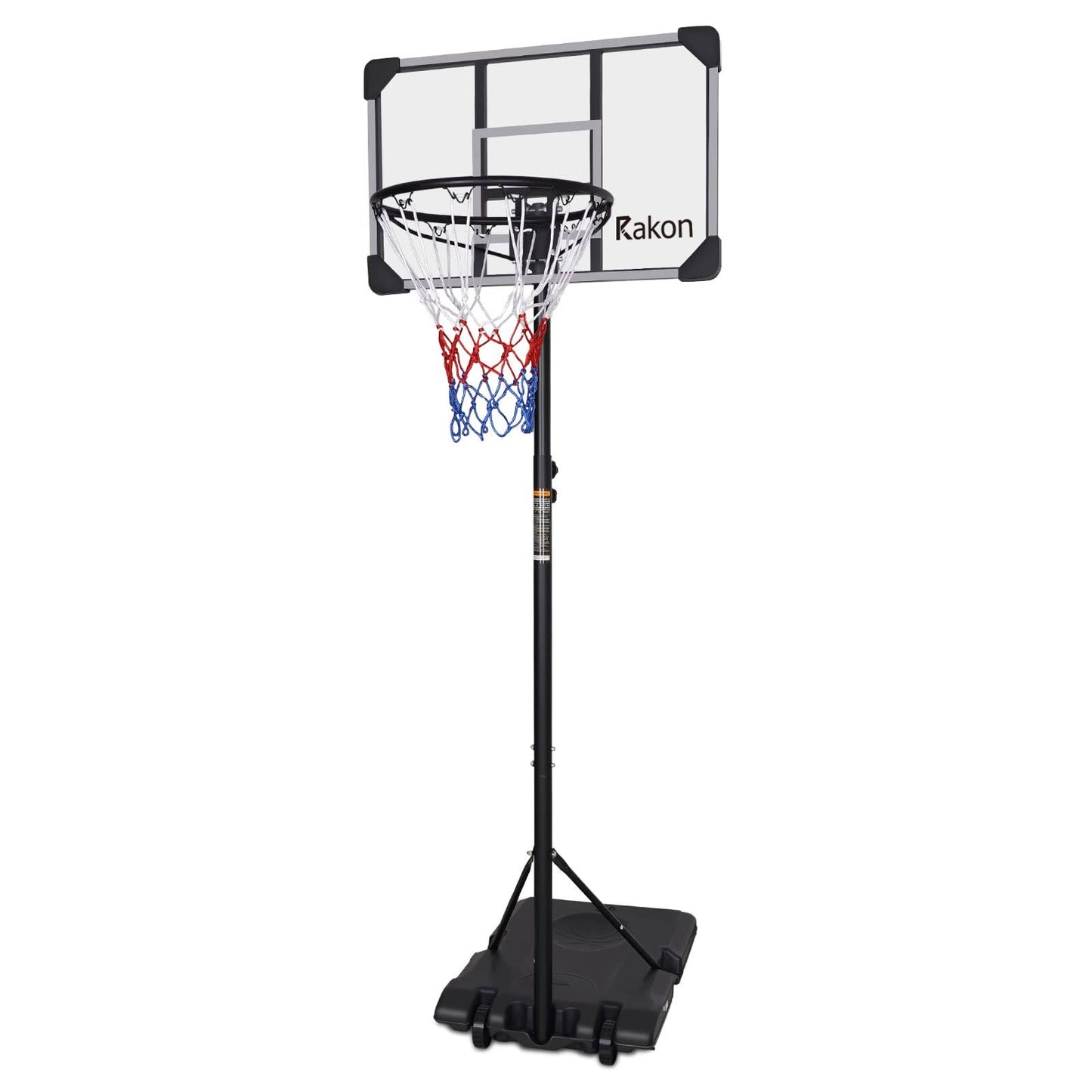 Portable Basketball Stand Height Adjustable 5.6 Ft -7 Ft 28 In Basketball Stand Backboard System