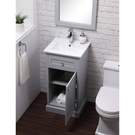 18 Single Bathroom Vanity Set Lark Manor Base Finish