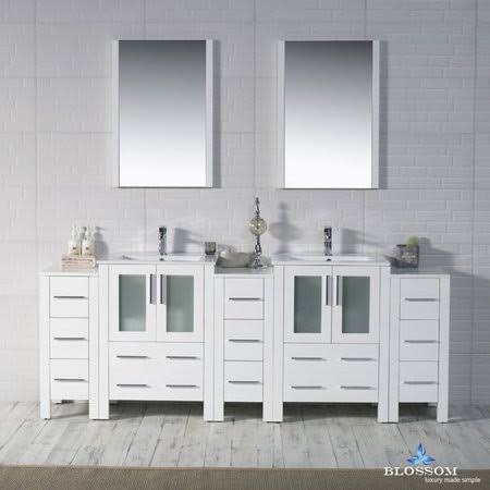 Single Bathroom Vanity Set With Mirror  Base Finish