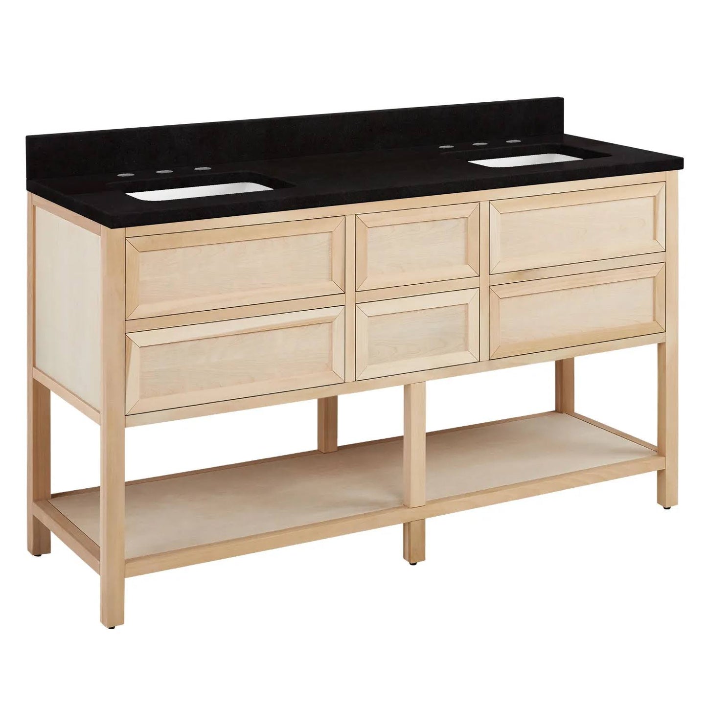 Robertson Vanity With Rectangular Undermount Sinks