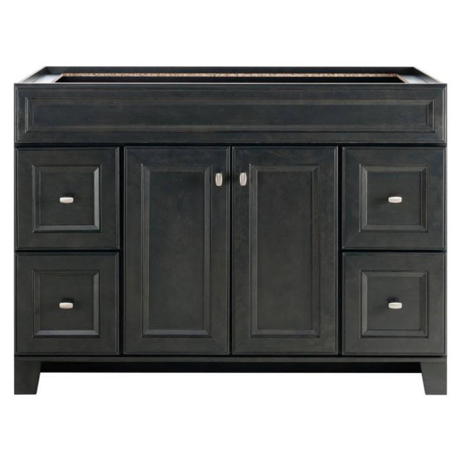 Now Goslin 48-In Storm Gray Bathroom Vanity Cabinet 39a Vsdb48