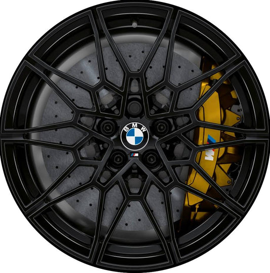 20 Inch Wheels Ft. Bmw M3 Style 4 Series Rims 5 Series 6 Series 528 535 545 550 645 640 650 Black Machined