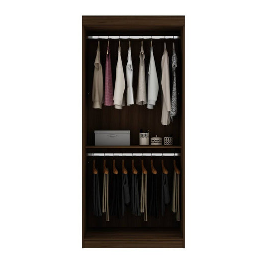 Paxton 35.9 Open Double Hanging Modern Wardrobe Closet Armoire Wade Logan Finish