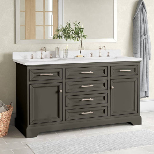 Manor™  Currahee 60 Double Bathroom Vanity Set