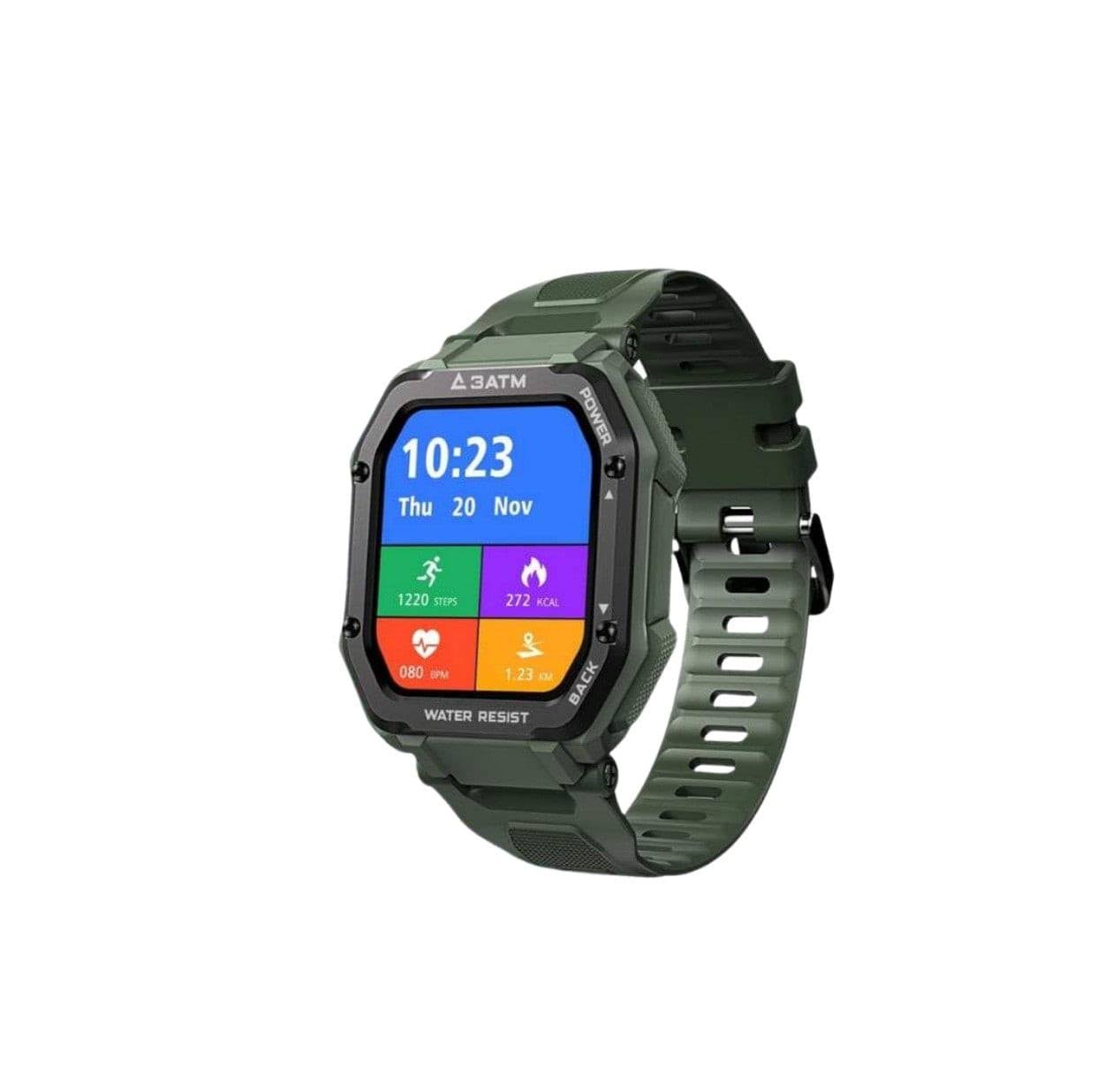 Pressure Watch Waterproof , Green | Medwatch