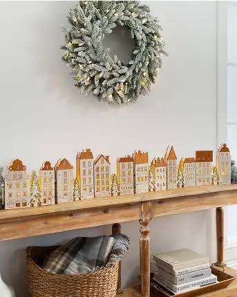 Wooden Christmas Old Town By