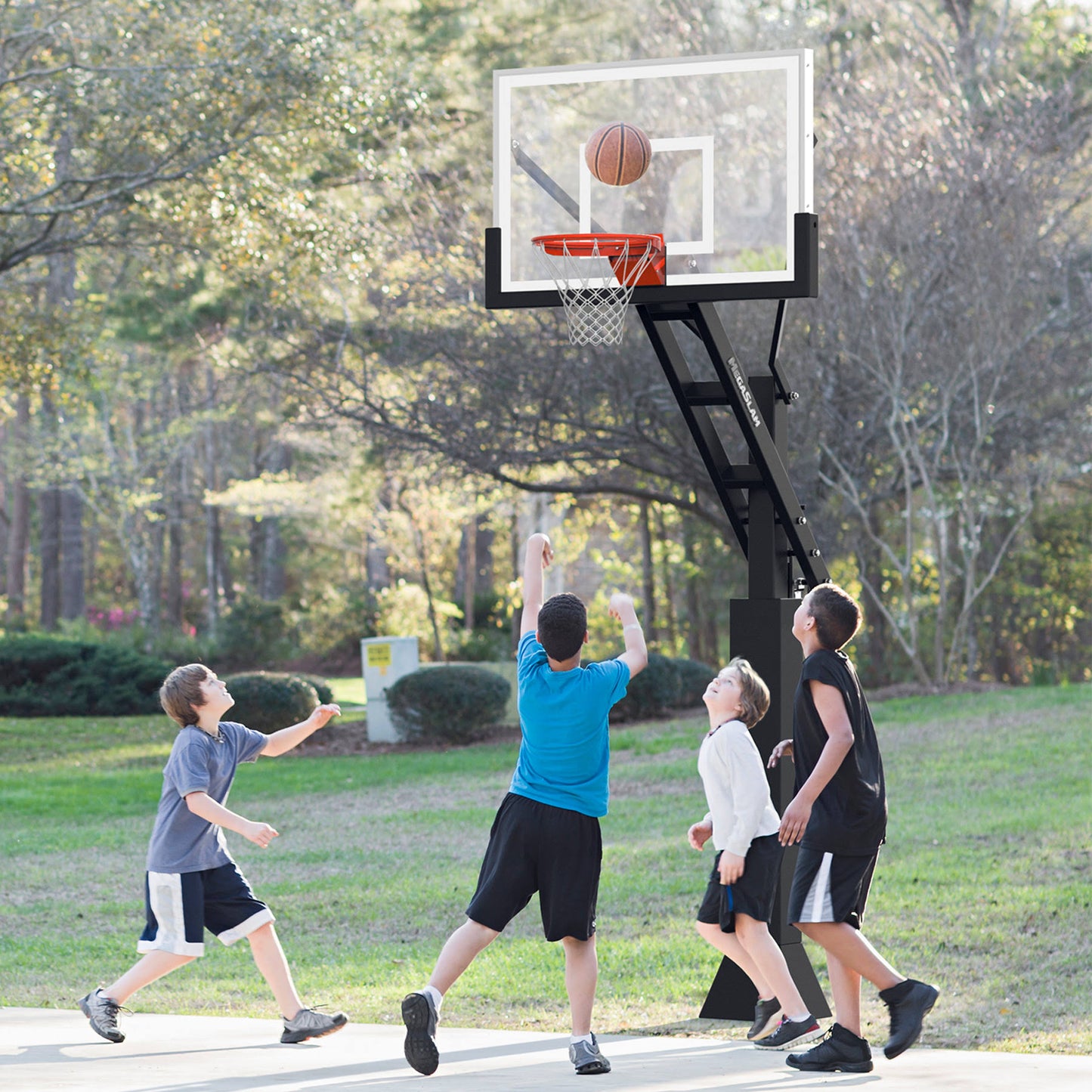 Slam Hoops 54 In Ground Basketball Goal & Hoop System