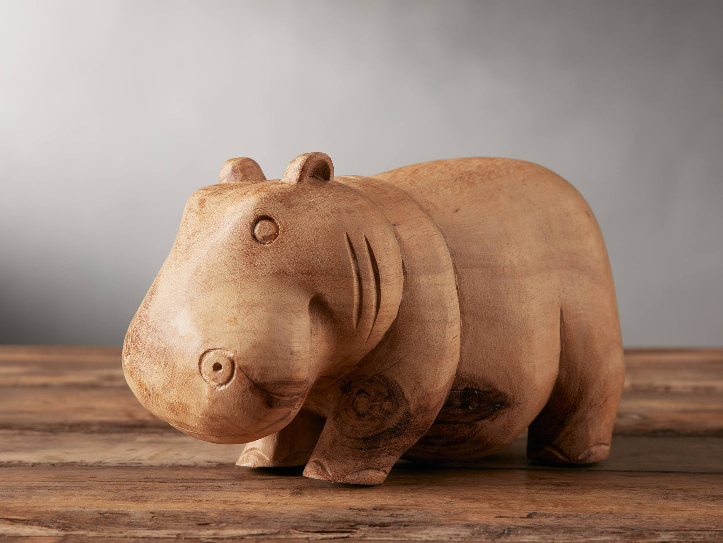 Wooden Hippo