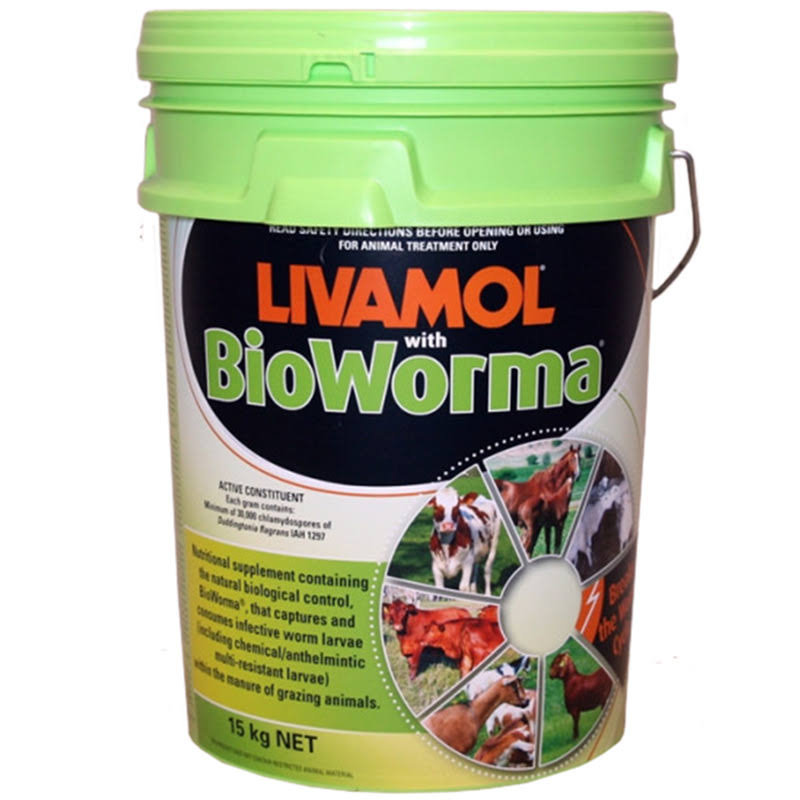 1 Livamol With Bioworma Pail