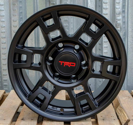 17 Sema Pro Style Matte Black Wheels Fits Toyota Trd Tacoma 4runner Fj Cruiser Sequoia Lexus Gx460 Gx470