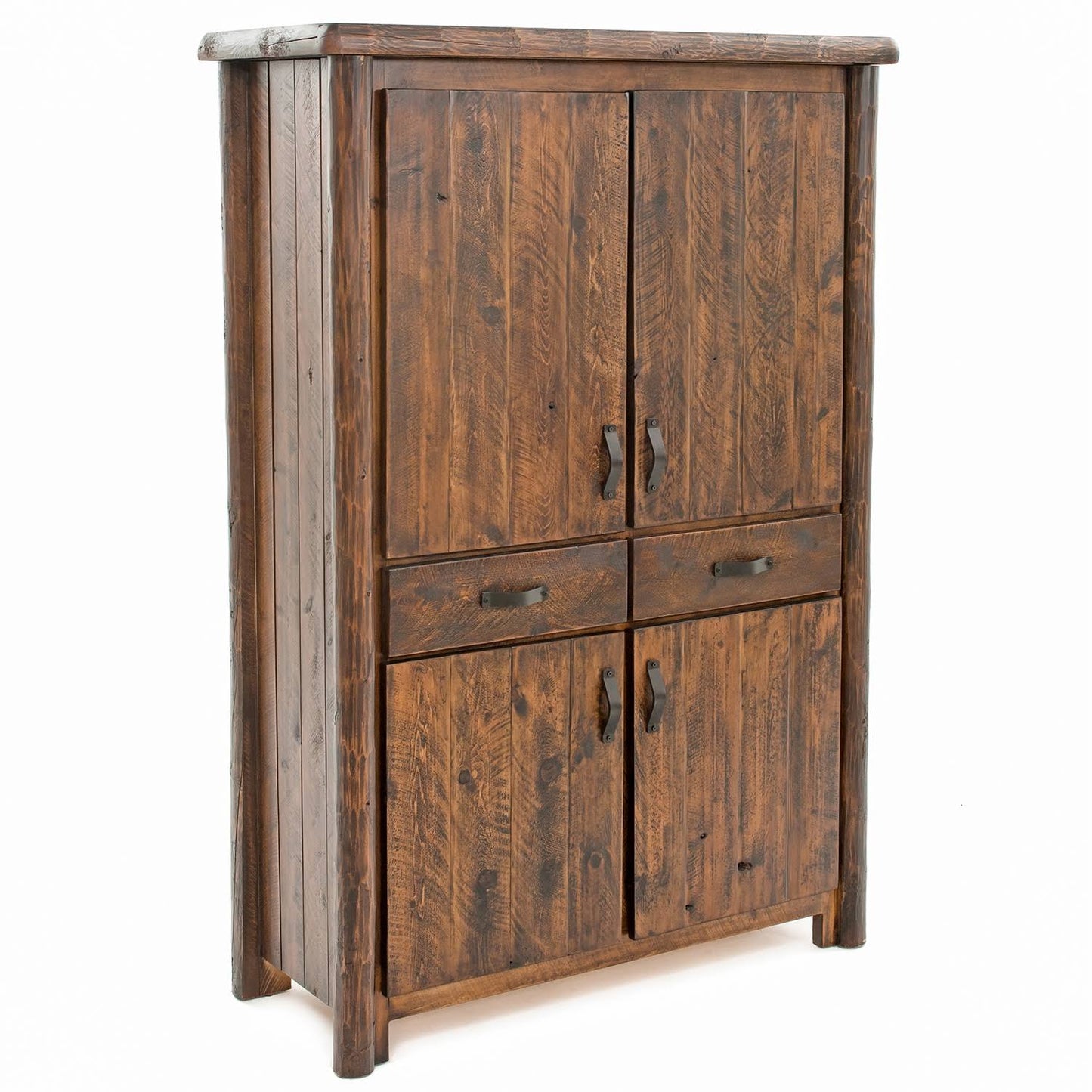 Olde Towne Rustic Log Chef Cabinet