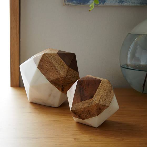 Marble Wood Object