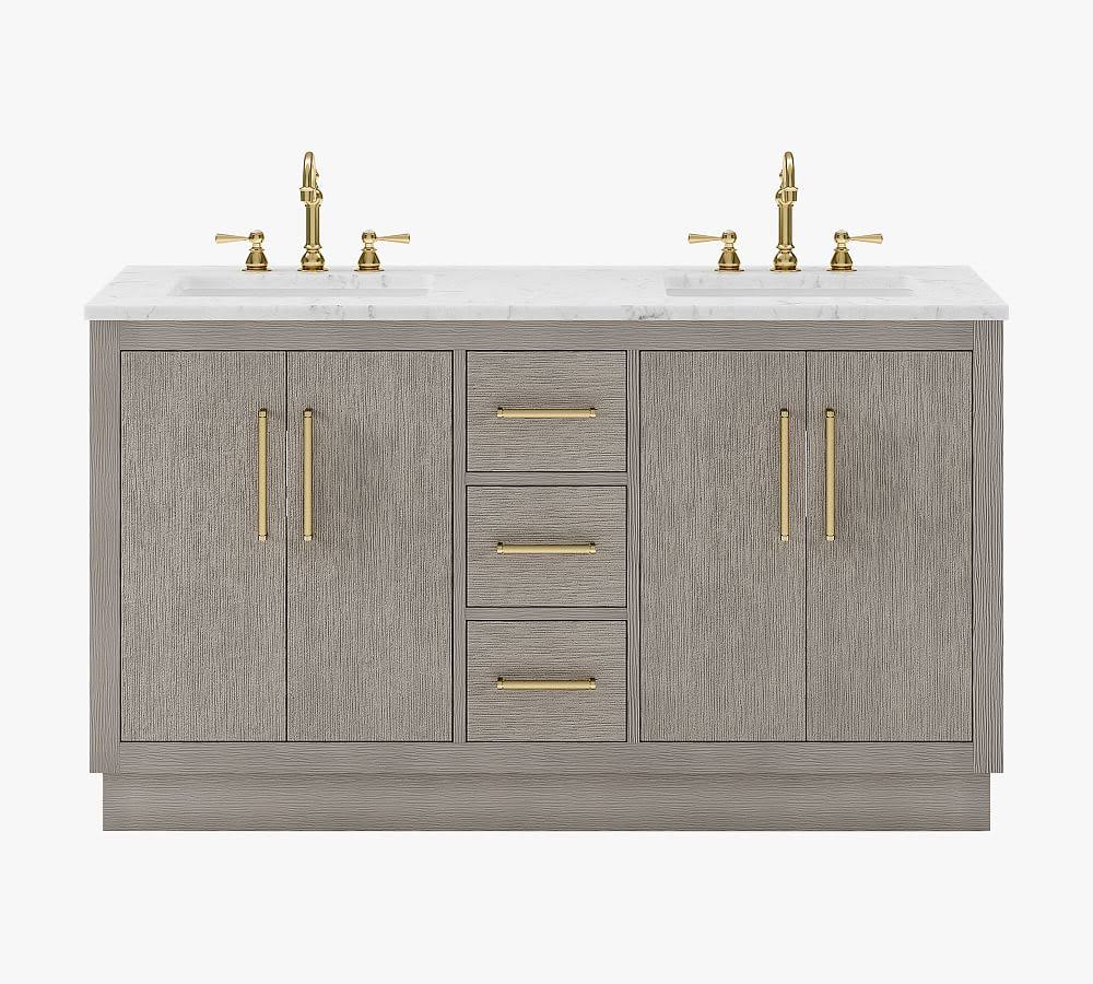 Oak Durant Double Sink Vanity