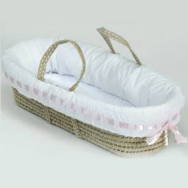 Ribbon Moses Basket