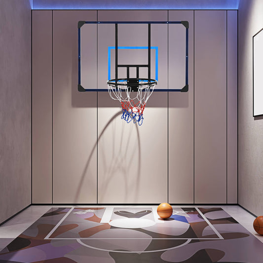 Mini Hoop, Wall Mounted Basketball Hoop For Indoor And Outdoor Use